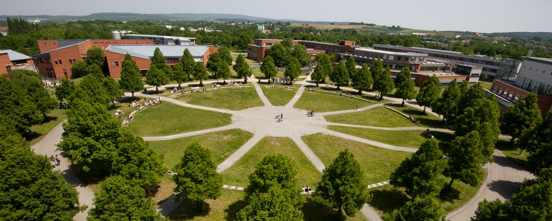 Campus der Universität Bayreuth.